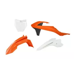 Κιτ πλαστικών RACETECH Plastic Kit 4 pcs KTM SX 50 16-23 (Orange/Black)