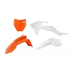 Κιτ πλαστικών RACETECH Plastic Kit 4 pcs KTM SX 50 16-23 (Orange/White)