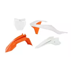 Κιτ πλαστικών RACETECH Plastic Kit 4 pcs KTM SX 50 16-23 (Orange/White)