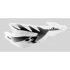 Προστατευτικές χούφτες μηχανής RACETECH Raptor Handguards White 