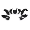 Κιτ πλαστικών RACETECH Revolution Replacement Plastics Kit (Black) Yamaha YZ125/250 02-21 thumb