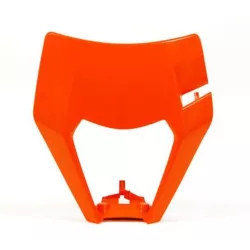 Μάσκα φαναριού μοτοσυκλέτας RACETECH Front Headlight Mask KTM 17-19 (Orange)