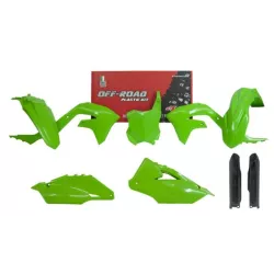 Κιτ πλαστικών RACETECH Plastic Kit 6 pcs Kawasaki KXF 250 21-24 / 450 19-24 (Green)
