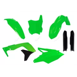 Κιτ πλαστικών RACETECH Plastic Kit Neon Green Kawasaki KX450F 16-18