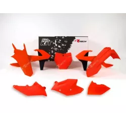 Κιτ πλαστικών RACETECH Plastic Kit Neon Orange/Black KTM 16-18