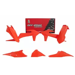 Κιτ πλαστικών RACETECH Replica Plastic Kit + Airbox Side Panel KTM 20-23 (Orange)