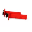 Χειρολαβές μοτοσυκλέτας RACETECH R20 Lock On Grips Half Waffle BETA 21 (Red) thumb