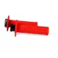 Χειρολαβές μοτοσυκλέτας RACETECH R20 Lock On Grips Half Waffle BETA 21 (Red) thumb