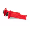 Χειρολαβές μοτοσυκλέτας RACETECH R20 Lock On Grips Half Waffle BETA 20 (Red)