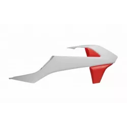 Πλαστικά καλύμματα ψυγείου RACETECH Radiator Scoops KTM SX 85 18-24 (White/Orange)