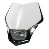 Προβολέας μοτοσυκλέτας RACETECH V-Face LED Headlight (White/Black)