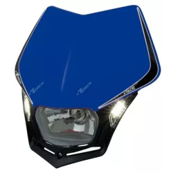 Προβολέας μοτοσυκλέτας RACETECH V-Face LED Headlight (Blue/Black) Προβολέας μοτοσυκλέτας RACETECH V-Face LED Headlight (Blue/Black)