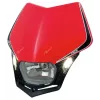 Προβολέας μοτοσυκλέτας RACETECH V-Face LED Headlight (Red/Black)