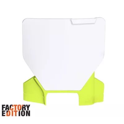 Number Plate μάσκα εμπρός RACETECH Factory Front Number Plate Husqvarna 23-25 (White/Yellow) Number Plate μάσκα εμπρός RACETECH Factory Front Number Plate Husqvarna 23-25 (White/Yellow)