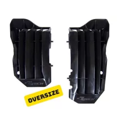 Προστατευτικό ψυγείου μοτοσυκλέτας RACETECH Oversize Radiator Cover CRF 450R/RX 17-20 (Black)