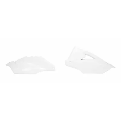 Πλαϊνά πάνελ μηχανής RACETECH Side Panels White Kawasaki KXF 250 21/24 / KXF 450 19-23