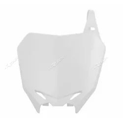 Number Plate μάσκα εμπρός RACETECH White Suzuki RM-Z250 10-18 /450 08-17