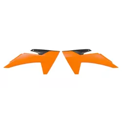 Πλαστικά καλύμματα ψυγείου RACETECH Radiator Covers (Orange) KTM SX 65 24-25