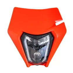 Προβολέας μοτοσυκλέτας RACETECH LED Homologated Headlight (Neon Orange) KTM 23-24 Προβολέας μοτοσυκλέτας RACETECH LED Homologated Headlight (Neon Orange) KTM 23-24