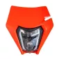 Προβολέας μοτοσυκλέτας RACETECH LED Homologated Headlight (Neon Orange) KTM 23-24 thumb