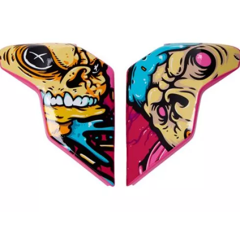 Καλύμματα μηχανισμού κράνους ICON AIRFLITE WHITE Καλύμματα μηχανισμού κράνους ICON AIRFLITE WHITE