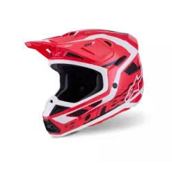 Κράνος μηχανής ALPINESTARS SM7 DEED RED/BLK/WH Κράνος μηχανής ALPINESTARS SM7 DEED RED/BLK/WH