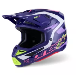 Κράνος μηχανής ALPINESTARS SM7 DEED PURPLE/PINK Κράνος μηχανής ALPINESTARS SM7 DEED PURPLE/PINK