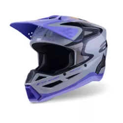 Κράνος μηχανής ALPINESTARS SM3 JETTSON GRAY/PUR/BLK Κράνος μηχανής ALPINESTARS SM3 JETTSON GRAY/PUR/BLK