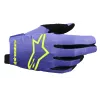 Γάντια μηχανής motocross ALPINESTARS RADAR PURPLE/YELLOW