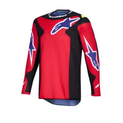 Μπλούζα motocross Alpinestars FLUID GRID RED/BLACK/PURPLE
