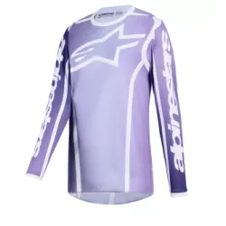 Γυναικεία μπλούζα motocross Alpinestars FLUID APEX VIOLET/WHITЕ Γυναικεία μπλούζα motocross Alpinestars FLUID APEX VIOLET/WHITЕ
