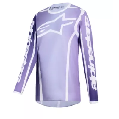 Γυναικεία μπλούζα motocross Alpinestars FLUID APEX VIOLET/WHIТЕ Γυναικεία μπλούζα motocross Alpinestars FLUID APEX VIOLET/WHIТЕ