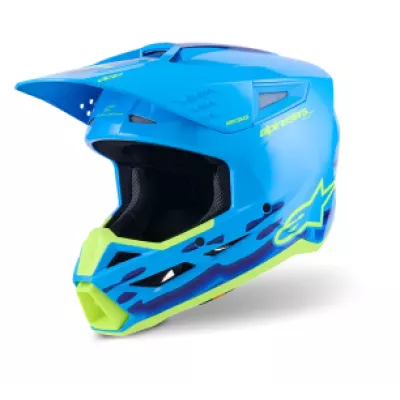 Κράνος μηχανής ALPINESTARS SM3 FORCE CYAN