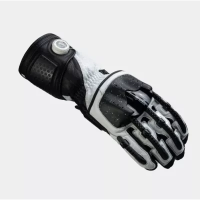 Δερμάτινα γάντια μηχανής KNOX Handroid Mk5 BLACK/WHITE LIMITED