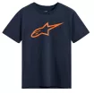 Κοντομάνικο μπλουζάκι ALPINESTARS SS CSF AGELESS 2.0 NAVY/ORANGE thumb