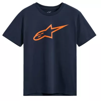 Κοντομάνικο μπλουζάκι ALPINESTARS SS CSF AGELESS 2.0 NAVY/ORANGE