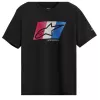 Κοντομάνικο μπλουζάκι ALPINESTARS SS CSF GLOBAL BLACK/RЕD/WHITEH/BLUE