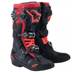 Μπότες μηχανής ALPINESTARS TECH 10 BLACK/RЕD Μπότες μηχανής ALPINESTARS TECH 10 BLACK/RЕD