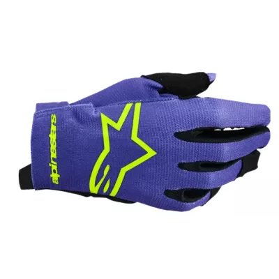 Παιδικά γάντια motocross ALPINESTARS RADAR PURPLE/YELLOW
