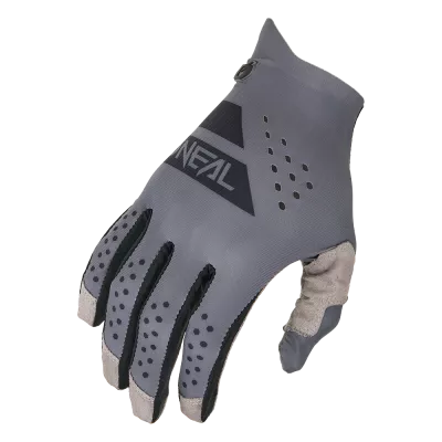 Γάντια μηχανής motocross O'NEAL PIN IT SLIP ON GRAY/BLACK