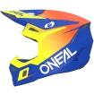 Παιδικό κράνος motocross O'NEAL 3SERIES SOLID BLUE/NEON YELLOW V.26 thumb