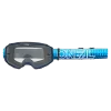Μάσκα μηχανής motocross O'NEAL B-10 STRIPED BLUE/BLUE - CLEAR 