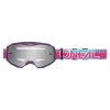 Μάσκα μηχανής motocross O'NEAL B-10 STRIPED PINK/PURPLE - SILVER MIRROR