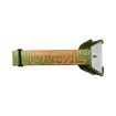 Μάσκα μηχανής motocross O'NEAL B-10 STRIPED GREEN/ORANGE - SILVER MIRROR thumb