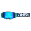 Μάσκα μηχανής motocross O'NEAL B-33 HEXA BLUE - RADIUM BLUE thumb