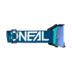 Μάσκα μηχανής motocross O'NEAL B-33 HEXA BLUE - RADIUM BLUE thumb