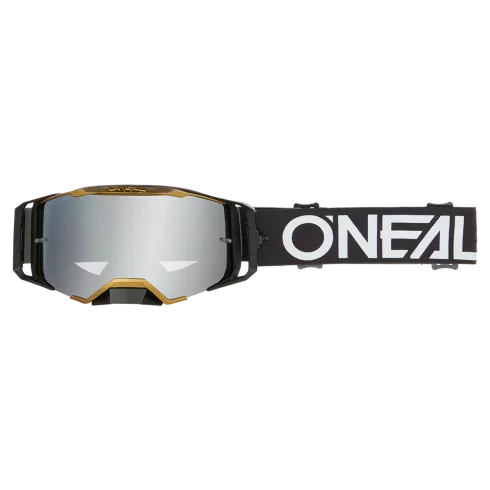 Μάσκα μηχανής motocross O'NEAL B-33 HEXA BLACK/GOLD - SILVER MIRROR Μάσκα μηχανής motocross O'NEAL B-33 HEXA BLACK/GOLD - SILVER MIRROR
