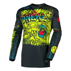 Παιδική μπλούζα motocross O'NEAL ELEMENT RANCID BLACK/NEON YELLOW V.26 Παιδική μπλούζα motocross O'NEAL ELEMENT RANCID BLACK/NEON YELLOW V.26