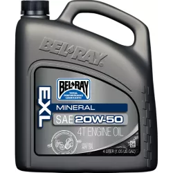 Λάδι μηχανής BEL-RAY EXL MINERAL 4T 20W-50 4L Λάδι μηχανής BEL-RAY EXL MINERAL 4T 20W-50 4L