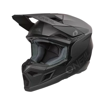 Κράνος motocross O'NEAL 3SERIES SOLID BLACK/GRAY V.26